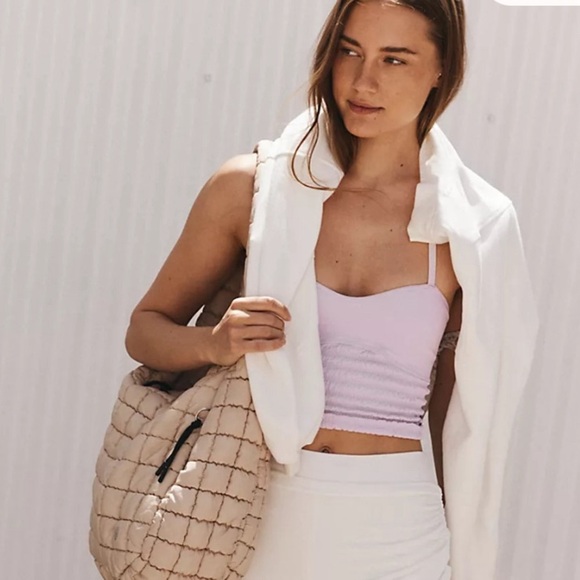 Free People Your A Sweetheart Cami in Lavender Size XL NWOT - Picture 4 of 10